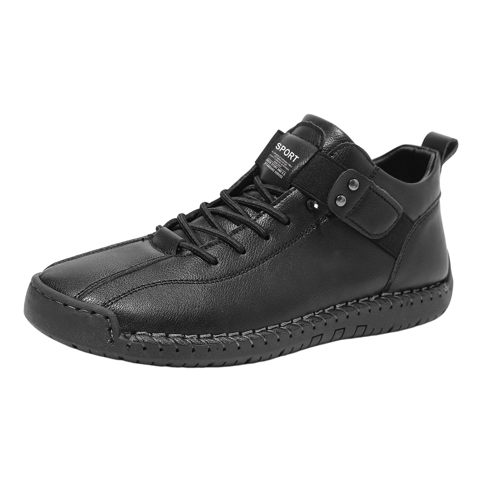 Zapatos ortopédicos mujer ancho H, zapatillas de cuero de talla grande