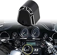 Vista 1 de KATUR Tapa de interruptor de encendido CNC para motocicleta, accesorio CNC de aluminio de corte profundo, compatible con Harley Touring Street Road