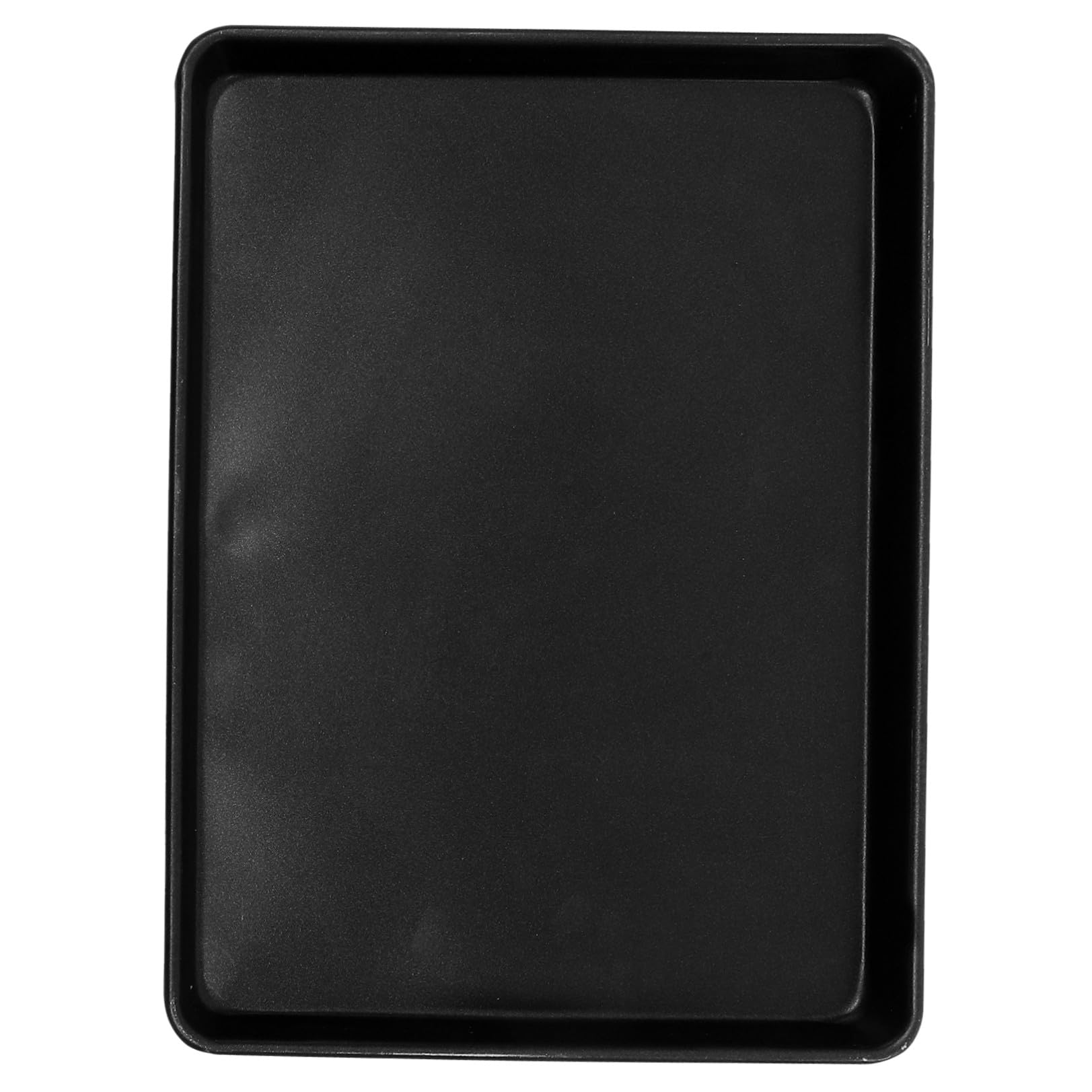 BESPORTBLE Bandeja y Fácil de Limpiar de Aleación de Aluminio para Hornear Rectangular Color Negro, Resistente a Altas Temperaturas para Cocinar y Hornear Pan en Familias Pequeñas