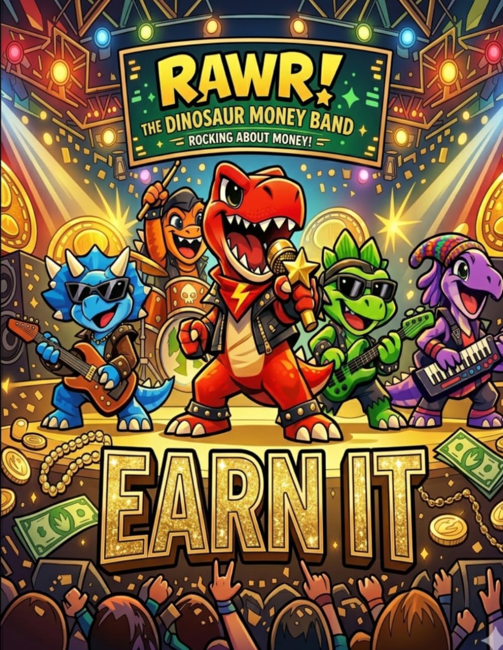 RAWR! - EARN IT: RAWR! The Dinosaur Money Band - Rockin' About Money!