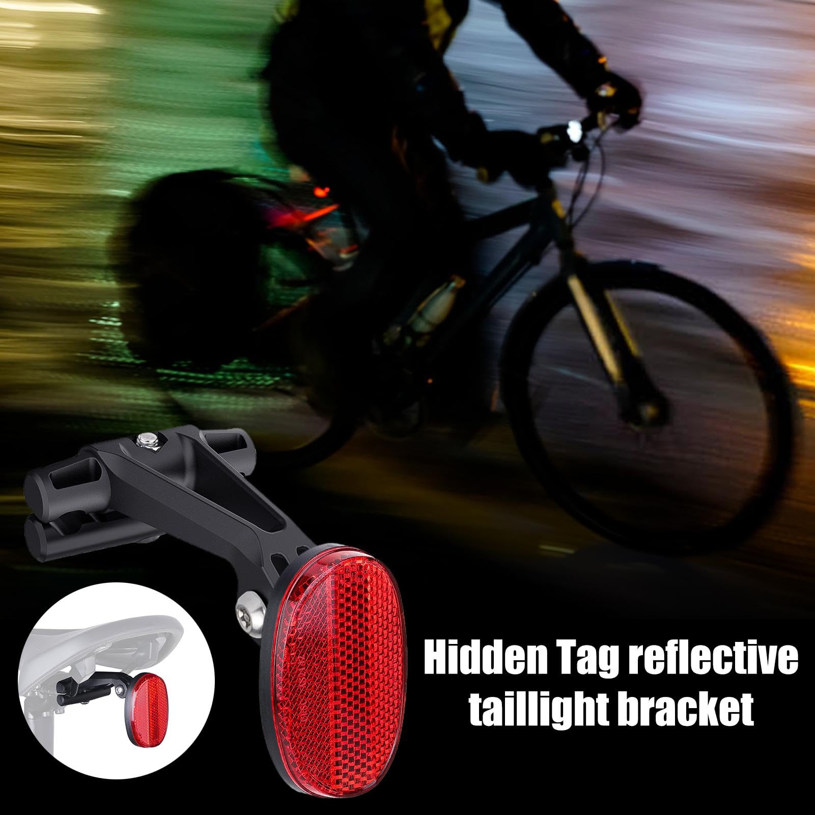 Amazon | 自転車用のアラームテールライト|反射シートポストマウント