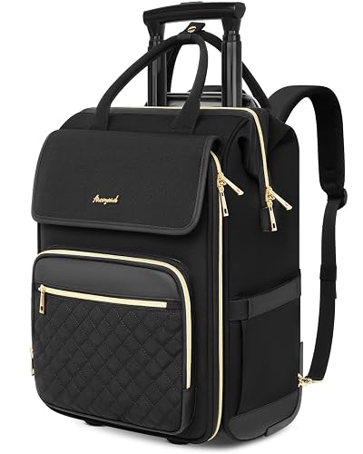 Arcoyard Rolling Backpack 2 In 1 Flip Top