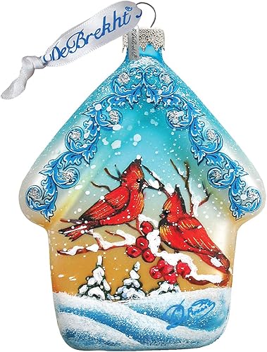 Miniatura 1 de G.DeBrekht - Adorno de cristal de la casa cardenal, decoración de vida silvestre, 739421