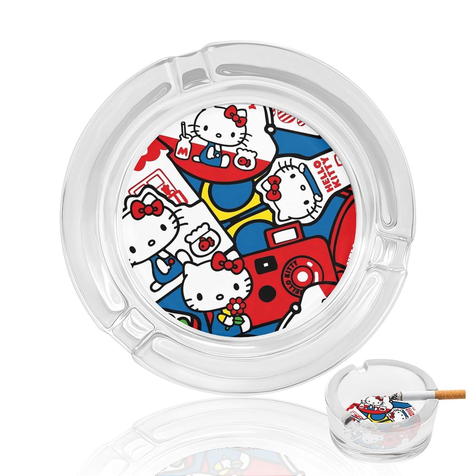 HOUQ クリスタル灰皿 星型デザイン　未使用品 クリスタル・ガラスは灰皿 昭和レトロ星形デザイン - メルカリ