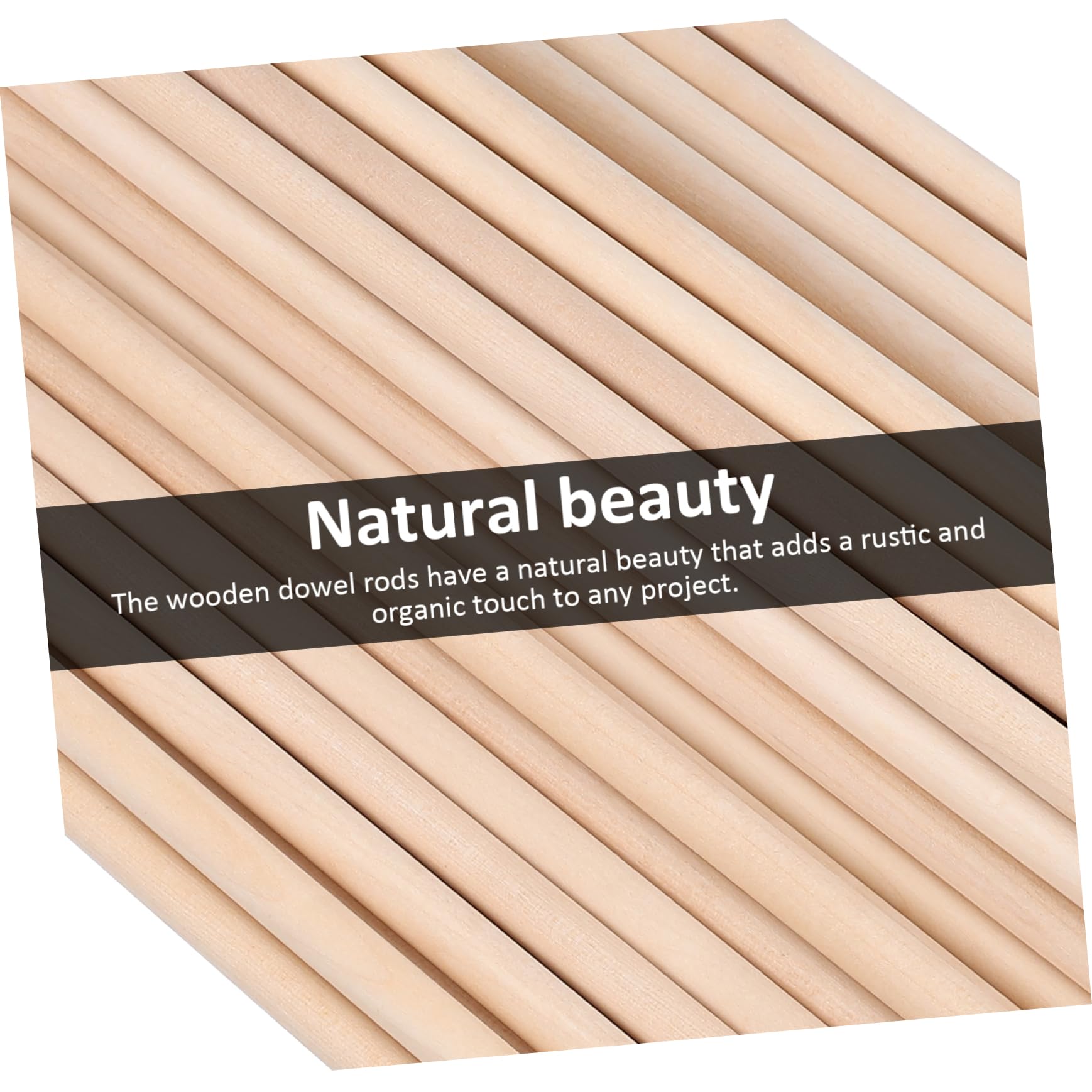 OSALADI Lot de 50 Bâtonnets de Bois en Bouleau, Lisses et Droits, pour Loisirs Créatifs et Décorations, Faciles à Travailler
