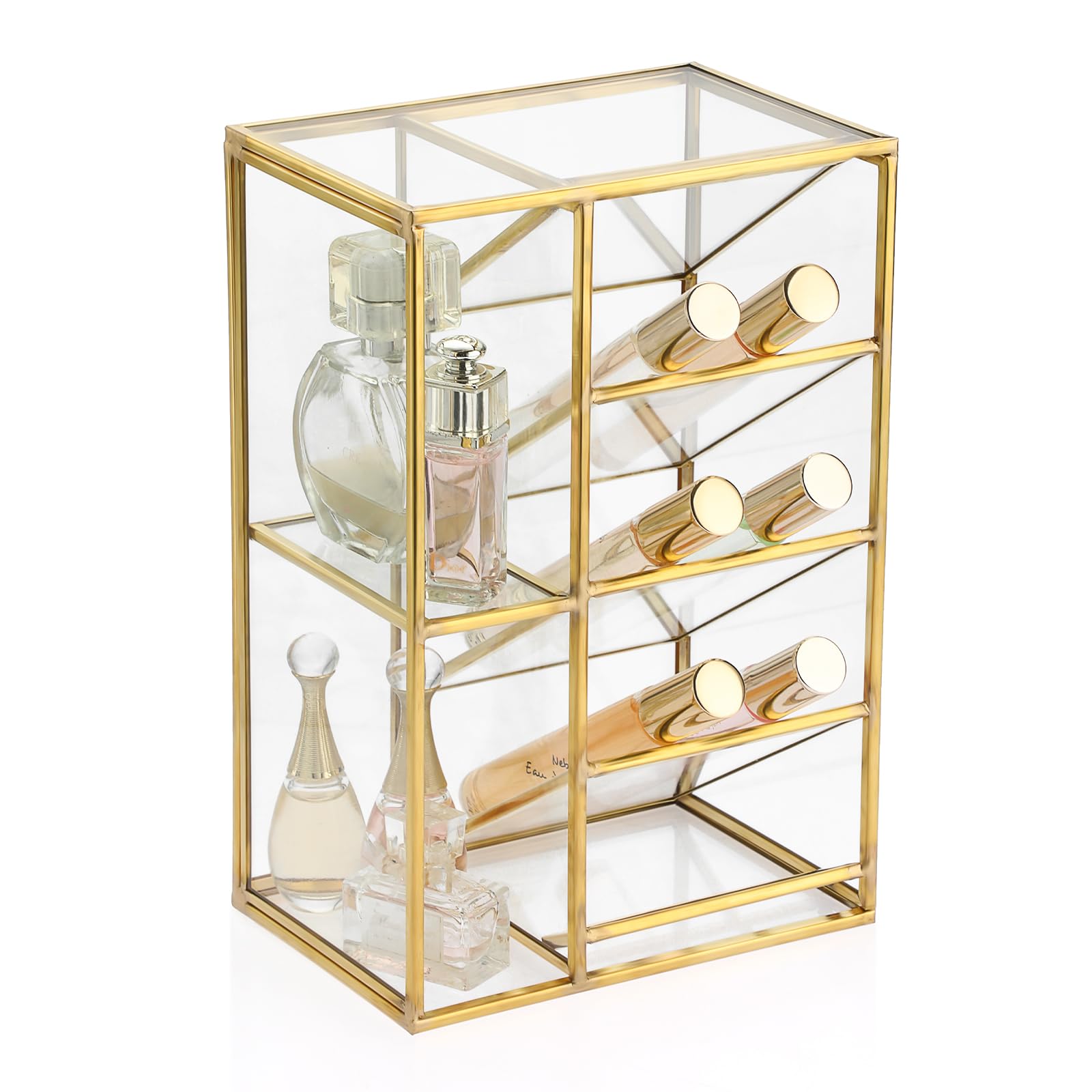 Amazon.com: ELLDOO Rollerball Perfume Organizer, 6 Compartment