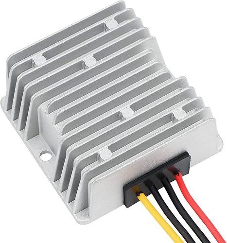 Miniatura 7 de DROK Convertidor elevador de 5 V a 12 V - Convertidor de impulso de CC impermeable 5V-11V a 12V, regulador de voltaje 10A 120W fuente de