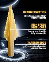 Vista 6 de COMOWARE HSS - Broca escalonada de titanio.