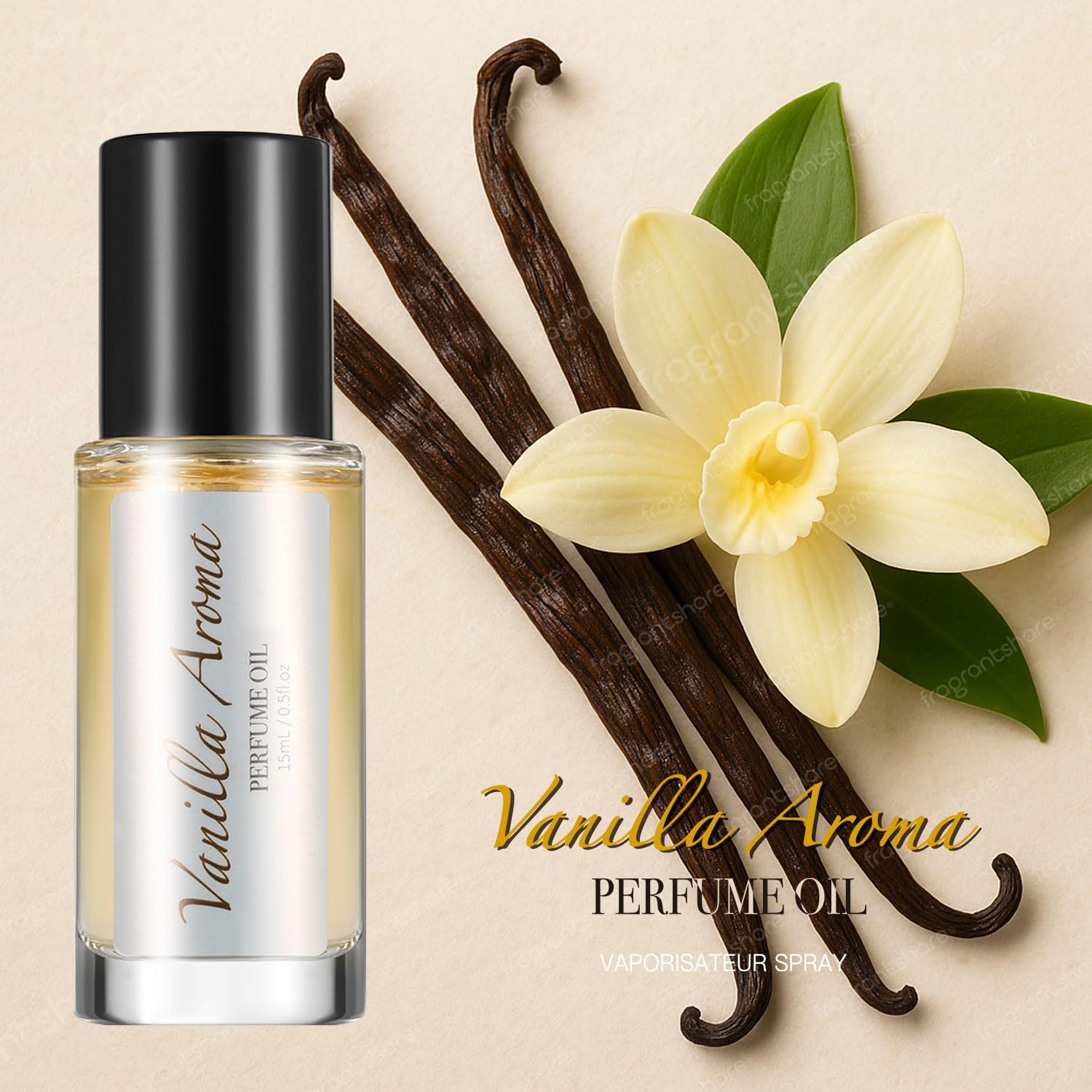 Vanilla Aroma Perfume Oil Spray 0.5fl.oz Fragrance for Her 15mL - Image 2
