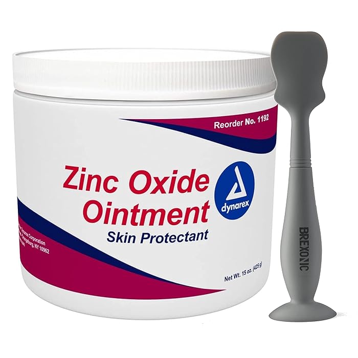 Buy Dynarex Zinc Oxide Diaper Rash Cream and Skin Protectant Barrier Cream for Rashes, Chafing