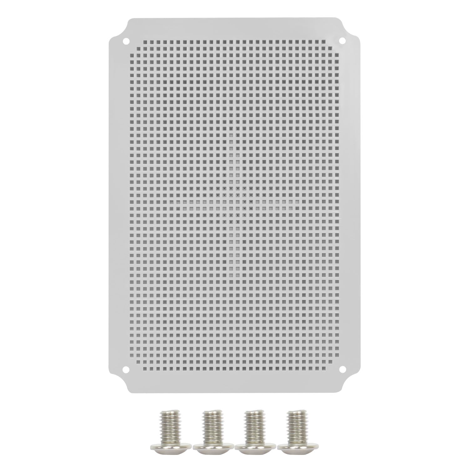 LeMotech Plaque de montage pour boîte de jonction, panneau intérieur en plastique ABS avec vis pour installation sur boîtier électrique avec loquets, 31 x 21 cm