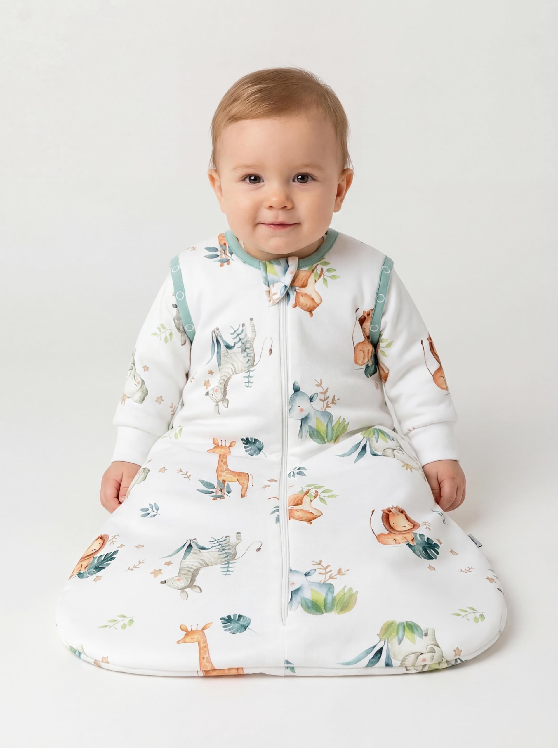 TupTam Saco de Dormir Bebé 2.5 TOG – Saco de Dormir Niños con Mangas Desmontables, Algodón OEKO-TEX