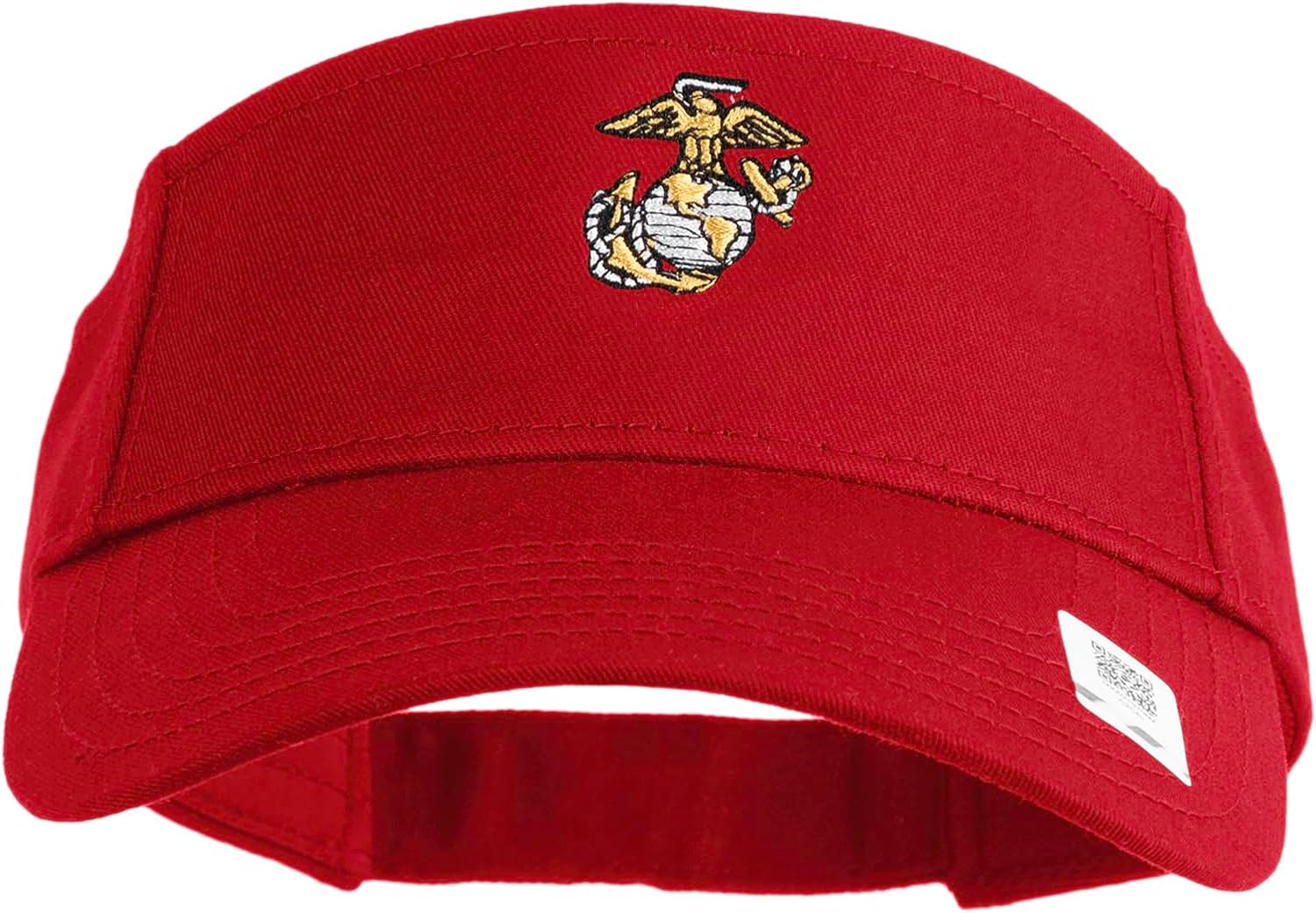 US Marine Corps Emblem Mark Embroidered Cotton Twill Sun Visor