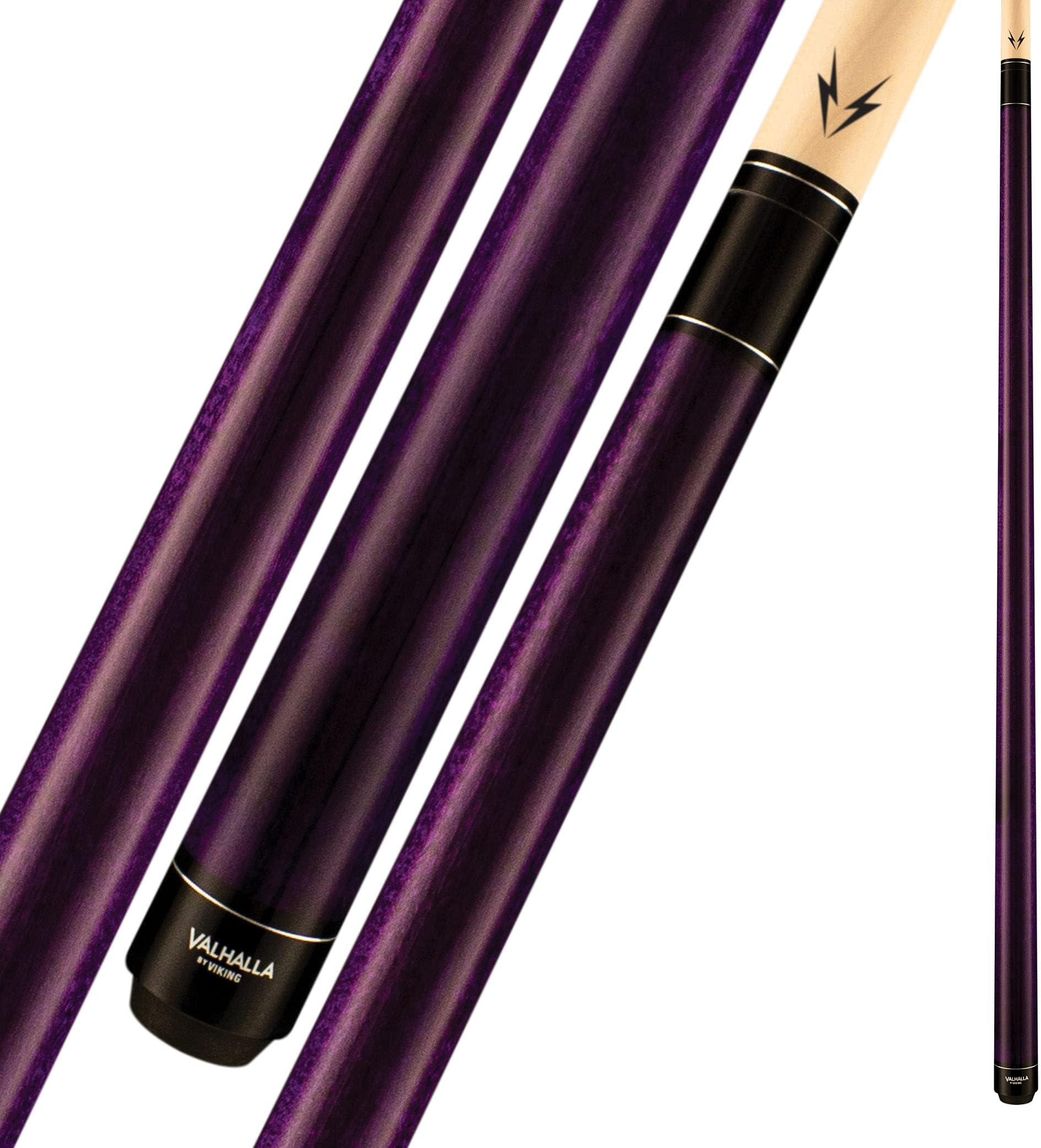 Viking Valhalla 100 Series No Wrap 2 Piece 58” Pool Cue Stick, Billiard Cue Stick, Bar or House Use for Men or Women