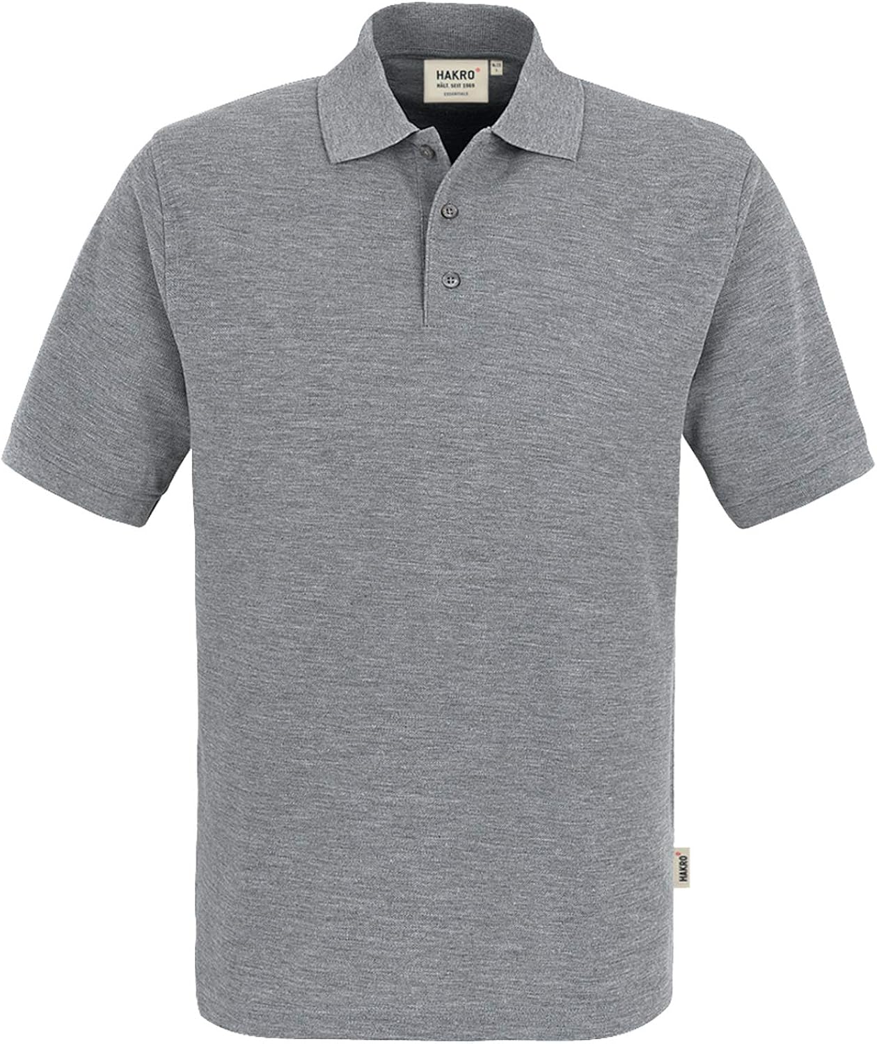 Hakro Polo Shirt #800 L Grau Meliert