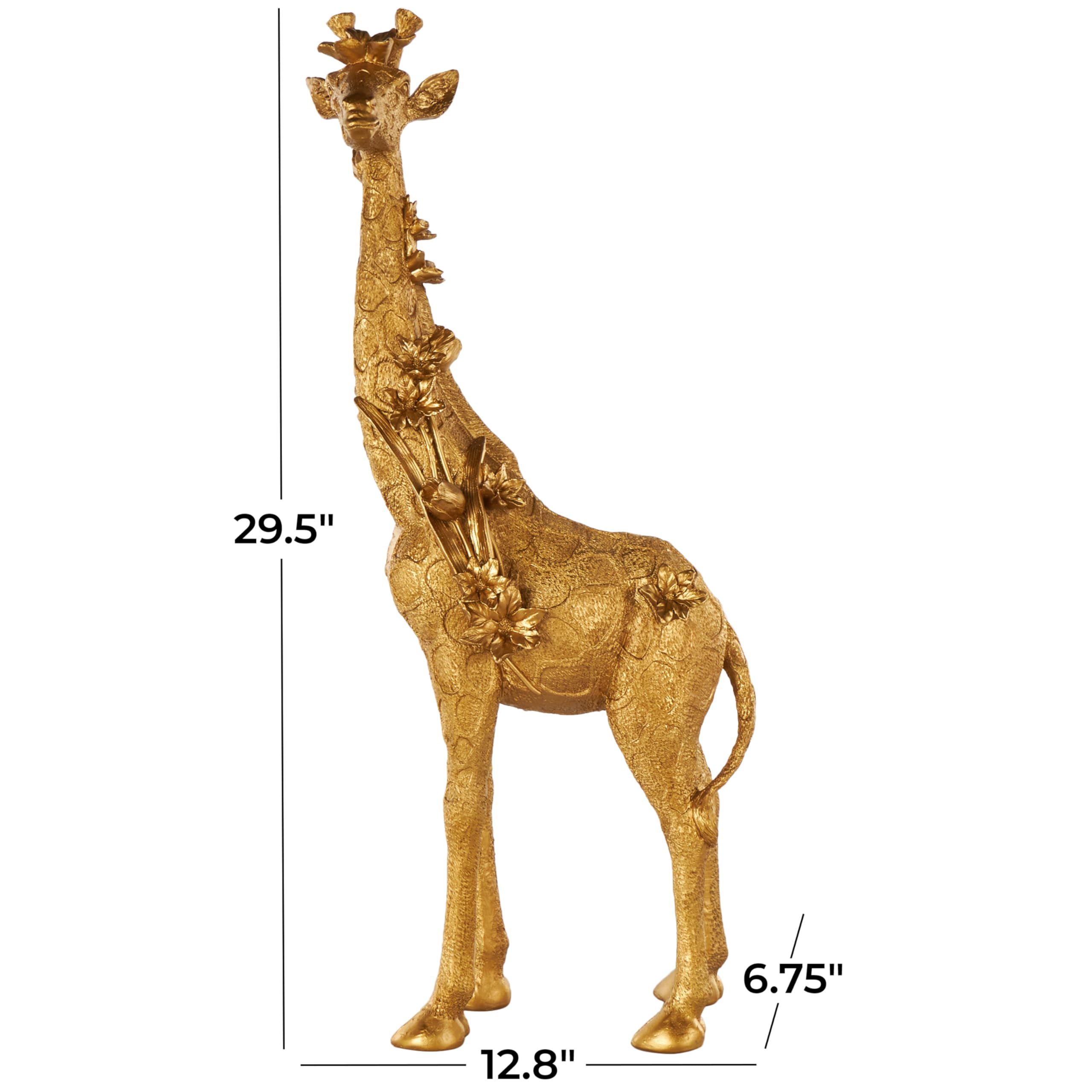 Amazon.com: Deco 79 Resin Giraffe Standing Sculpture with Textured