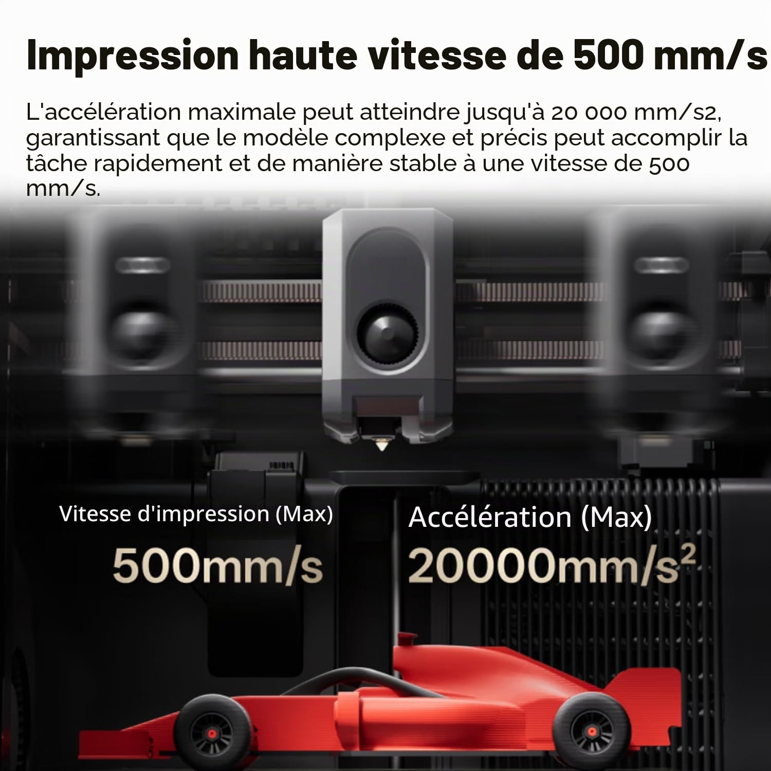 HzdaDeve Lot de 2 têtes d'extrusion en acier trempé en céramique pour Centauri Carbon 2/CC2, kit extrudeur, cartouche chauffante, couvercle en silicone, bloc chauffant avec buses trempées
