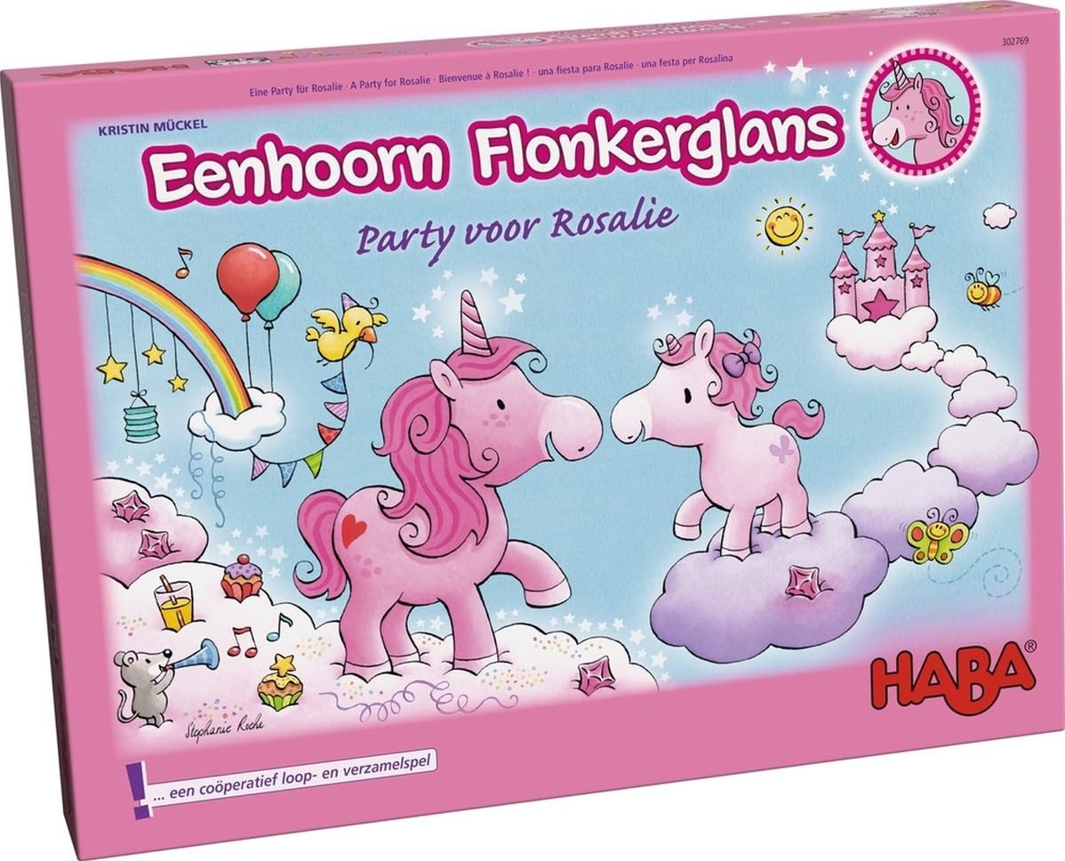 Haba Juego de mesa Unicornio Flonkershine Party para Rosalie juego educativo