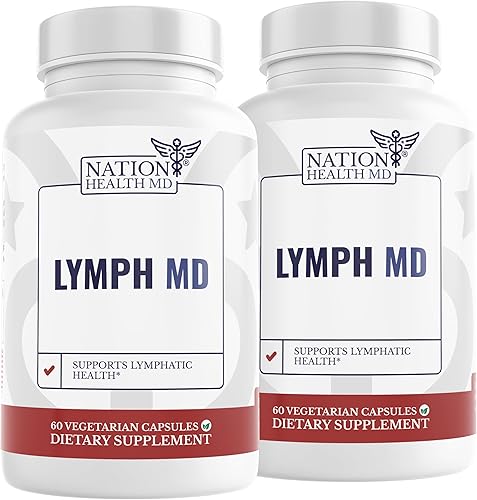 Miniatura 12 de Lymph MD - Suplemento de drenaje linfático - con bromelina, equinácea, raíz de bardana, diente de león, rutina, algas y más - Soporte del sistema