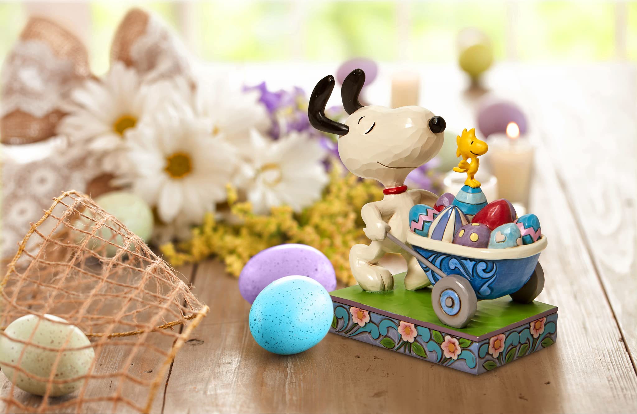 Amazon.co.jp: Enesco Jim Shore ピーナッツ スヌーピーとウッド  