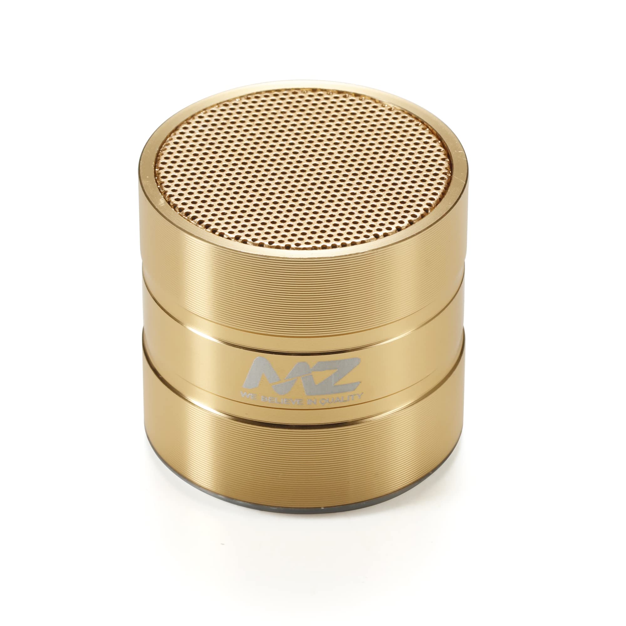 ด้านล่าง view of MZ M7 speaker showing USB-C port and power button