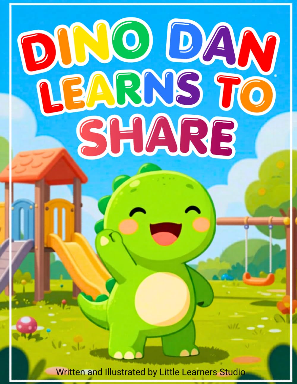 Dino Dan Learns to Share: A Fun Dinosaur Story About Sharing, Kindness, and Friendship for Kids Ages 3–7