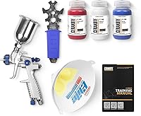 Vista 1 de CERAKOTE Serie C - Kit de iniciación rojo, blanco y azul (C-140, C-143, C-158 de 4 onzas cada uno) - Todo lo necesario para rociar Cerakote - Curado