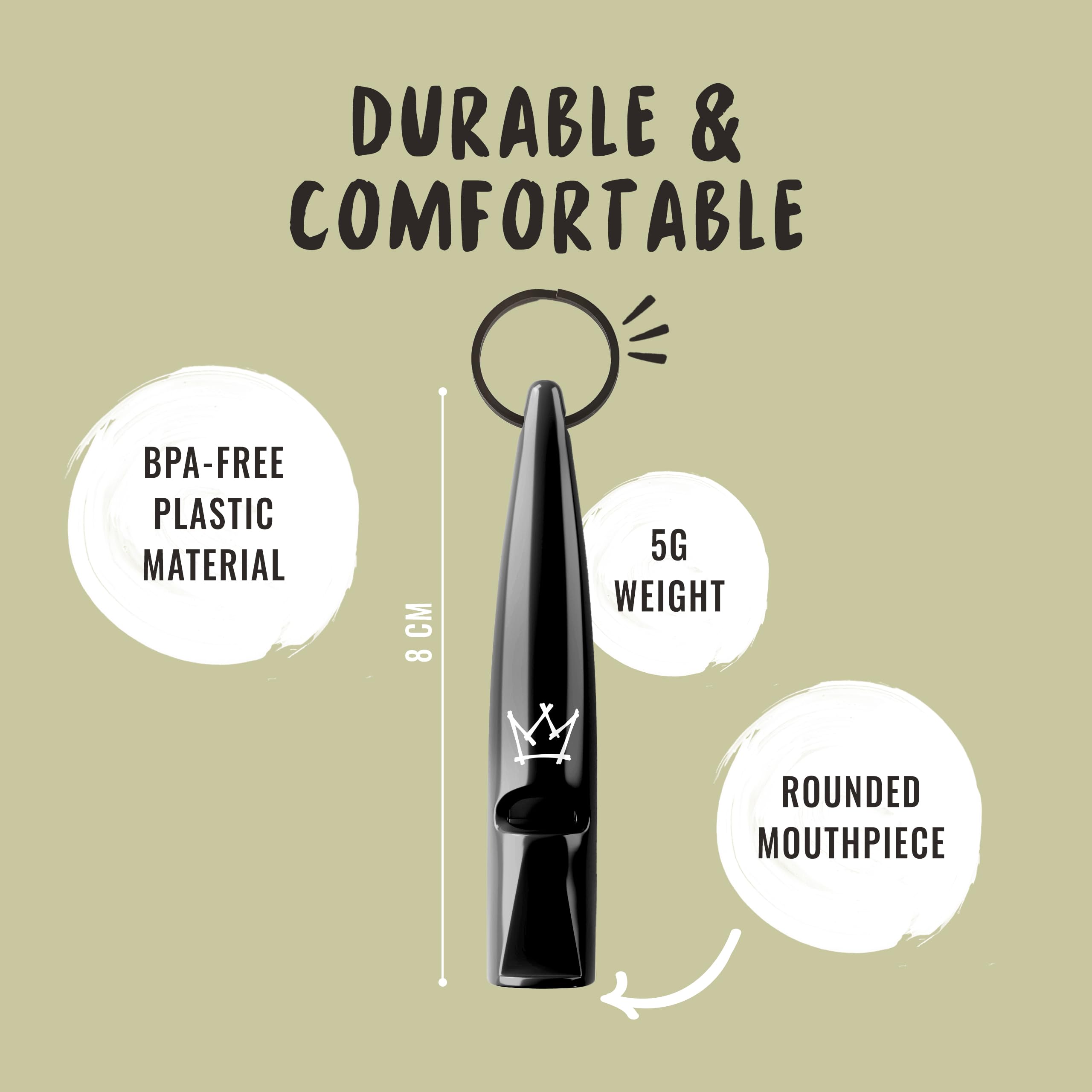 Rudelknig Dog whistle with whistle strap - Professional training whistle with standardized frequency - Ideal for dog training - Image 4