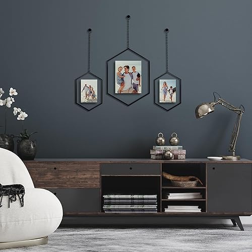 Vista 10 de Americanflat - Marco de fotos de vidrio irrompible Nogal