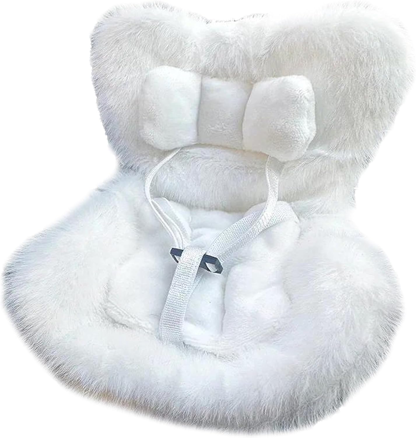 3.9-inch (10 cm) Plush Car Seat White Sewing Clothing Kigurumi Accessories Motivational Geek Seeking Doll Mascot Kpopdoll Costume