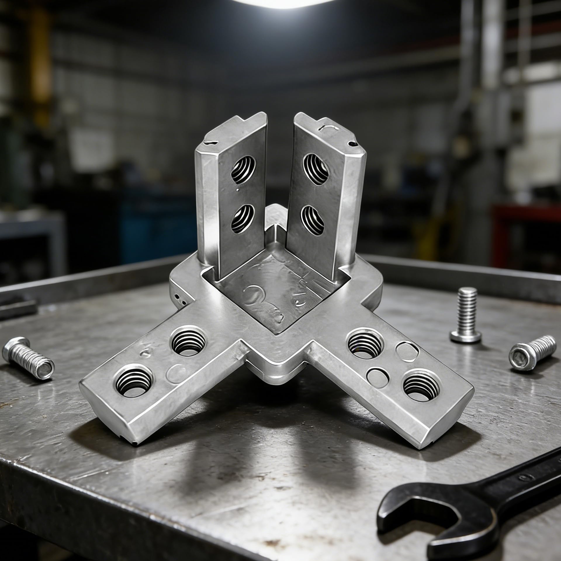 8 Stück Aluminiumprofil 30x30 Verbinder, 3-Wege Eckverbinder, 3,0 x 3,0 cm 3-Dimensionaler Eckverbinder mit Schrauben, Achtloch für stabile Verbindung