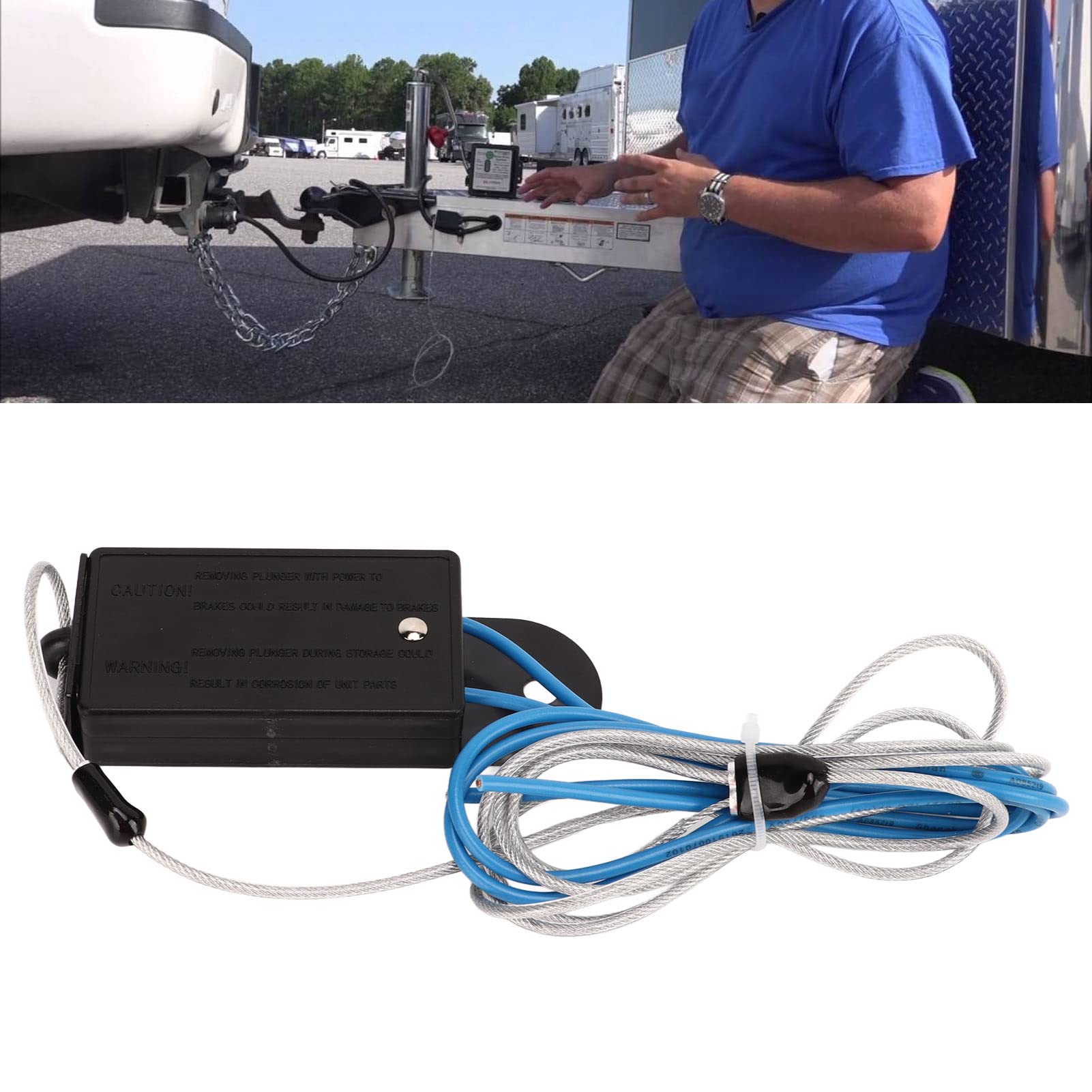 Interruptor de separación para Remolque, Contacto Plateado, Prueba Segura, Interruptor de Freno eléctrico de conexión Fuerte para RV