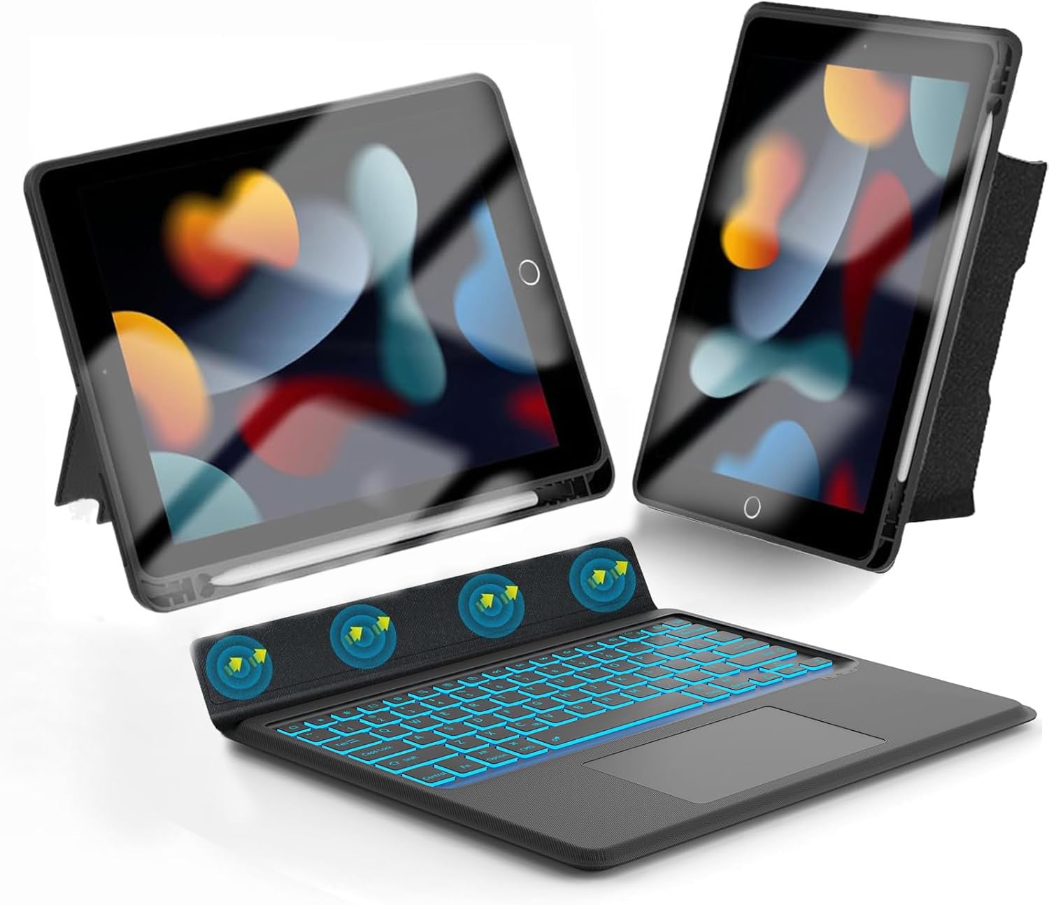 Amazon | 【2025年新モデル・横/縦対応】ipad キーボード 第9世代