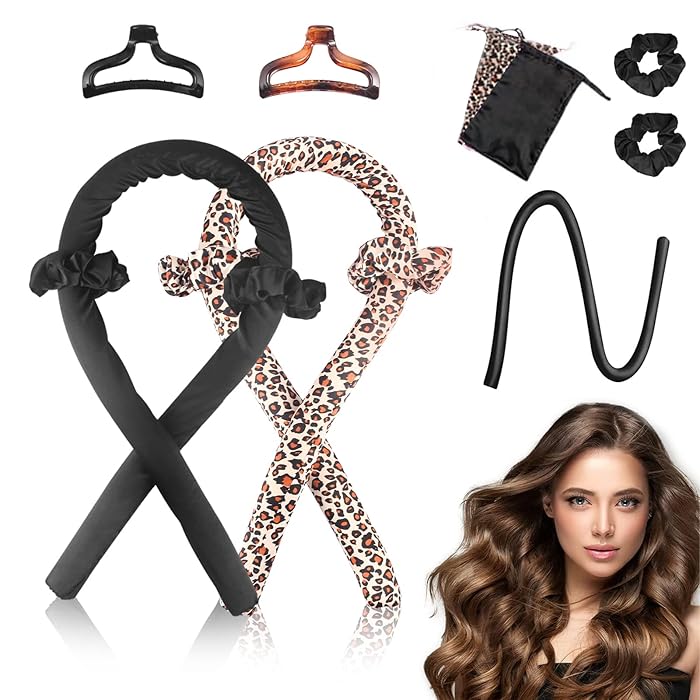 Buy 2 Pack Heatless Hair Curler Cekaso Heatless Curls Headband For