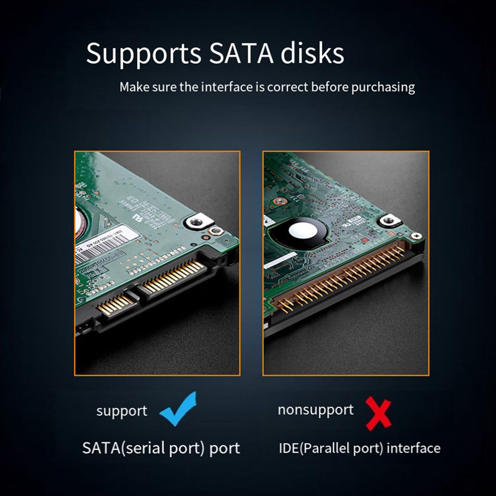 10X Obudowa Dysku Twardego HDD SSD 2,5 USB 3.0 do do Laptopa, Komputera Stacjonarnego, Szybki Transfer Danych