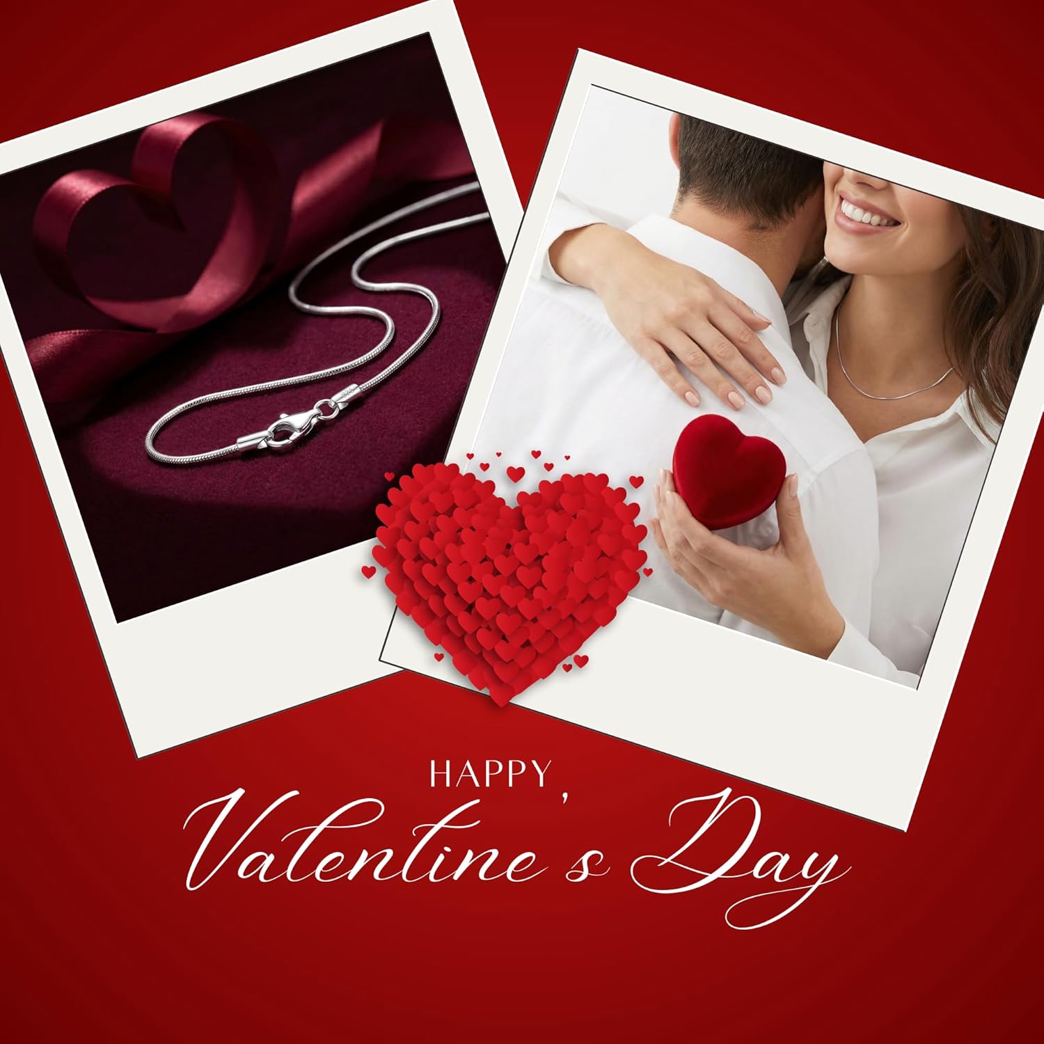 DSS 925 Sterling Silver Necklace for Women, 8 Sided Snake Chain 1mm, Lobster Claw Clasps, Sterling Silver Chain, Italian Jewelry for Women, 16in - Image 7