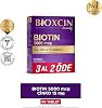 Bioxcin Biotin 5000 mcg | Biotin + Zinc for Hair and Nail Health | Fatigue and Energy Metabolism Support | 90 Tablets | Does not contain sugar and gluten