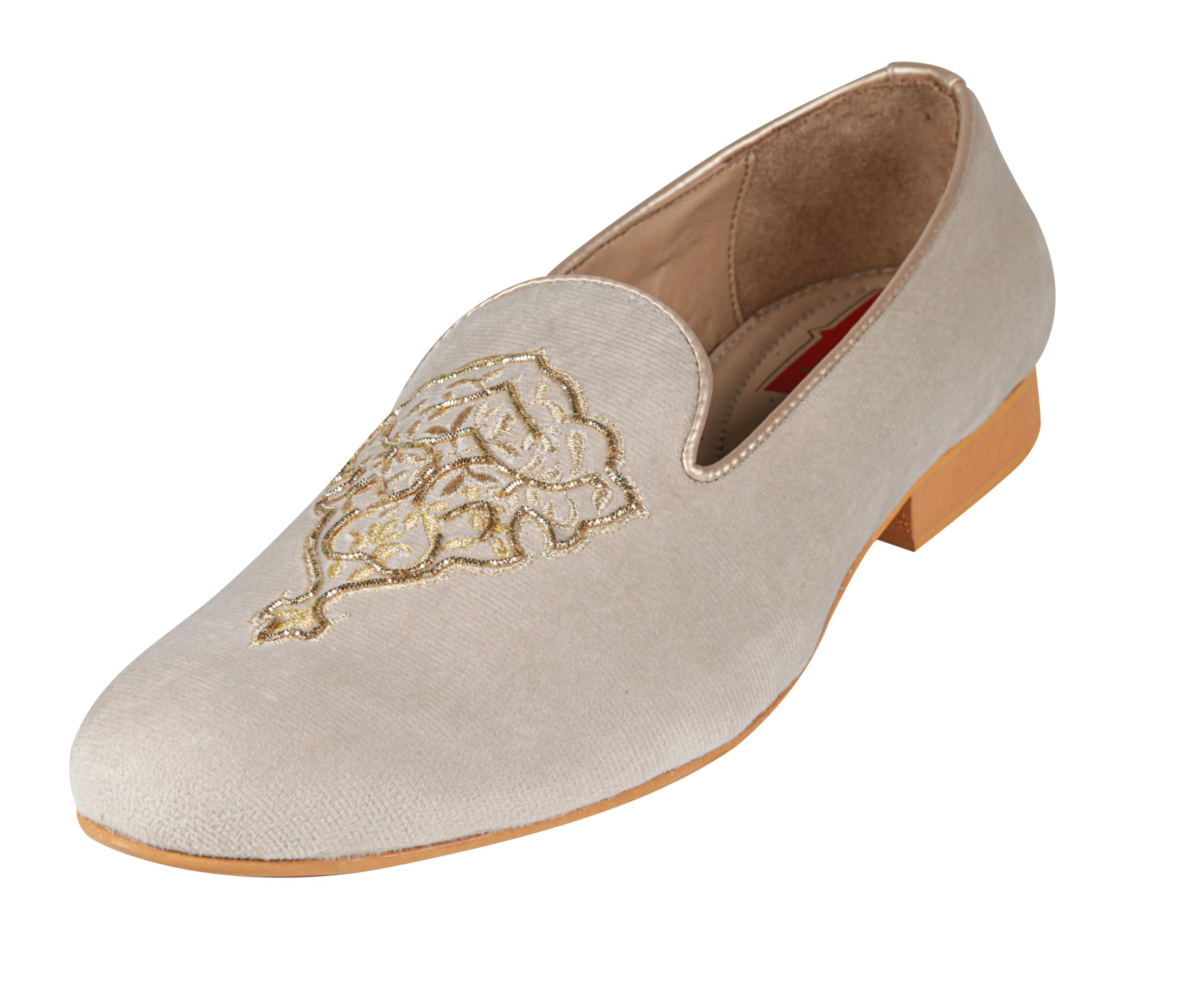 Tanny Shoes Mens Cream Ethnic Mojri for for Wedding|Party|Occasions|Fashion|Outdoor|Indoor|Lightweight|Shoes Hand Embroidery in The Motif with TPR Sole (Off White, 9) (B0CQVP38K5) Amazon Price History, Amazon Price Tracker
