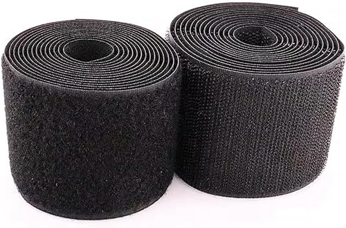 Rollo de cierre adhesivo de cinta de velcro de 1 pulgada, tiras autoadhesivas de nailon resistentes para manualidades de costura en casa y proyectos