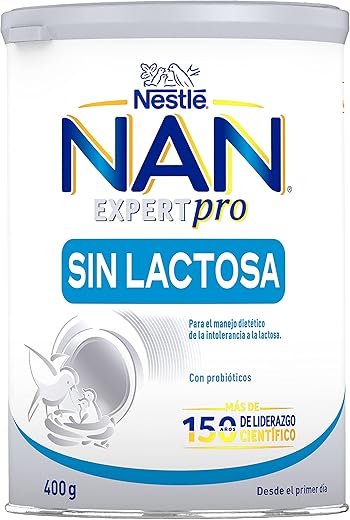 NESTLÉ NAN Sin lactosa, bote de 400g