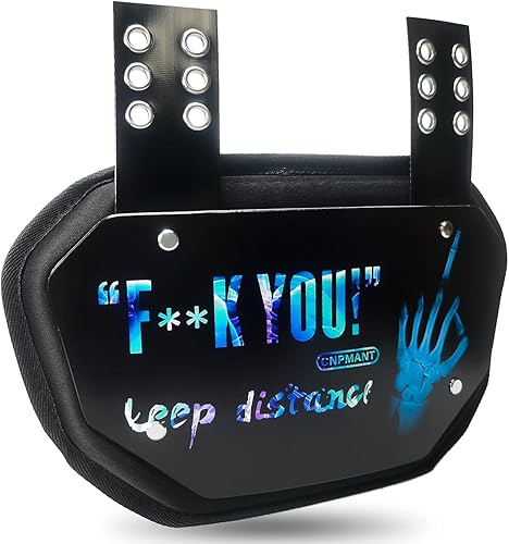 Placa trasera de fútbol deportivo para hombreras de fútbol, protector trasero de espalda baja para jugadores de fútbol, espalda baja será segura y