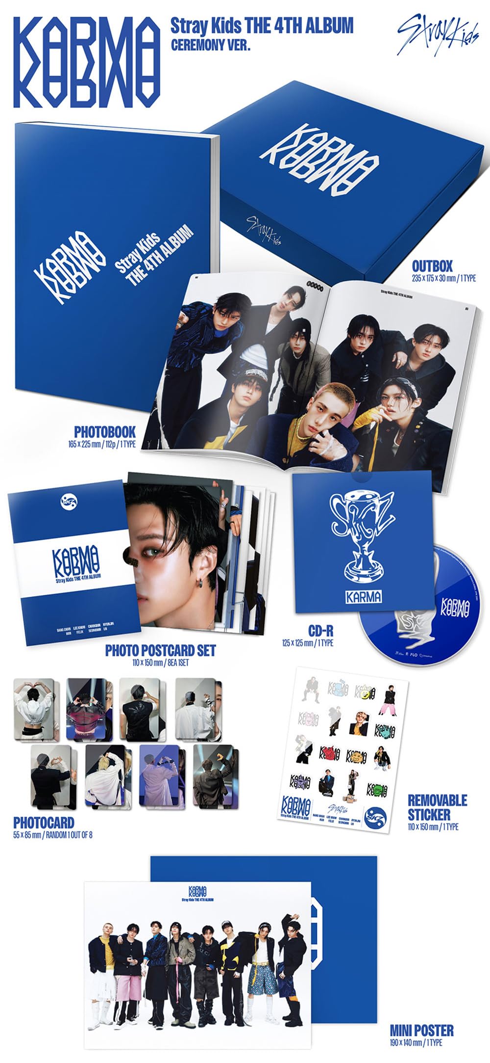 STRAYKIDS SKZ KPOP 4TH ALBUM KARMA CEREMONY VERSION : Amazon.sg: Toys