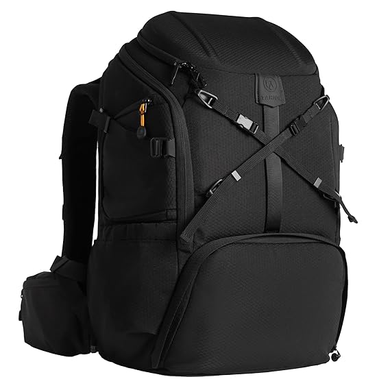 TARION Camera Backpack Large Camera Bag with Dual-Side Opening 15.6