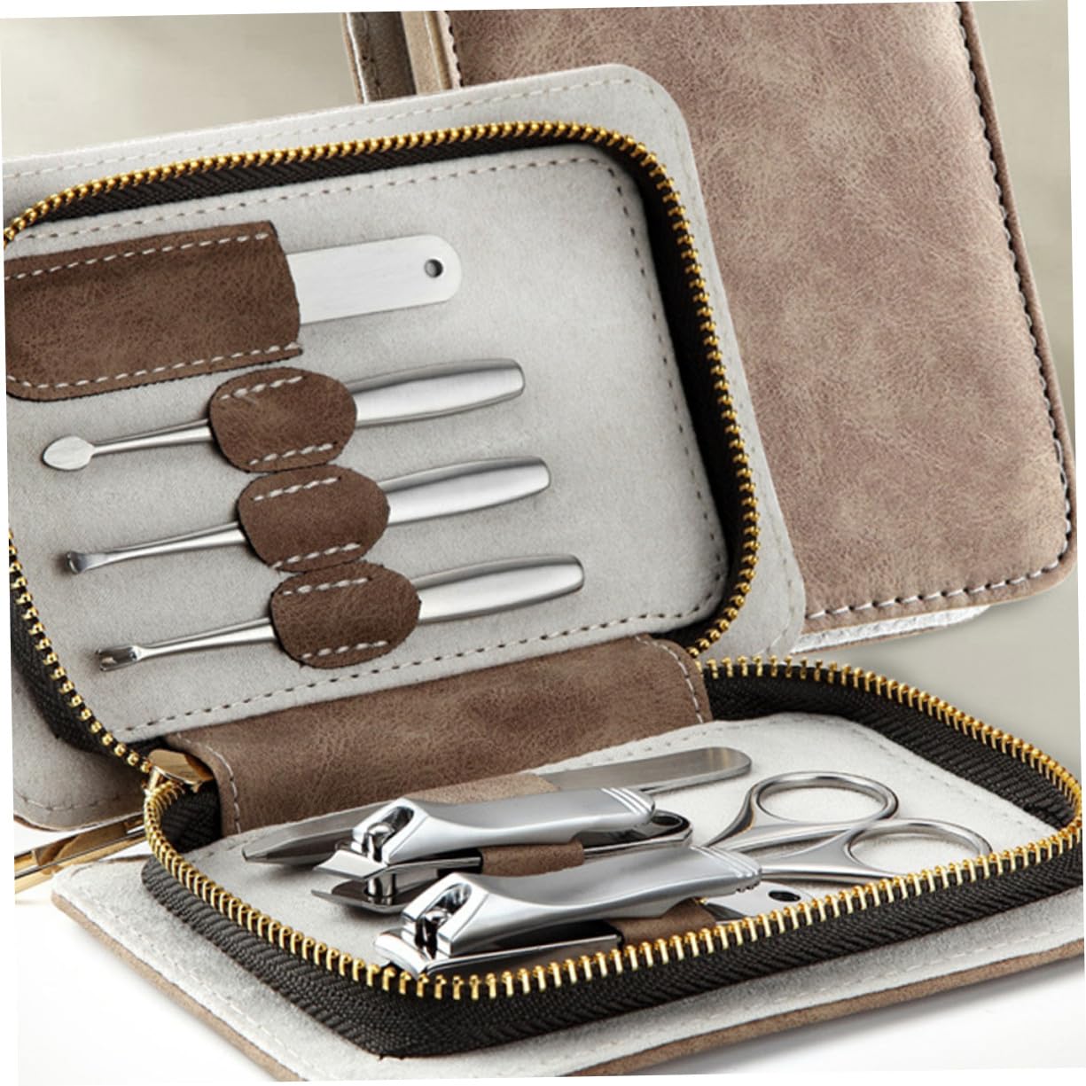 DECHOUS Coupe-ongles Outils de Manucure Professionnels avec Ciseaux à Ongles et Kit de Soin pour Mains