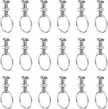 20 Sets M6 Pflanzenhalterösen: 20 M6 Hammerkopfschrauben & 20 Edelstahlringe & 20 M6 Muttern, Gewächshaus Schrauben Zubehör für Gewächshäuser, Gewächshausschrauben
