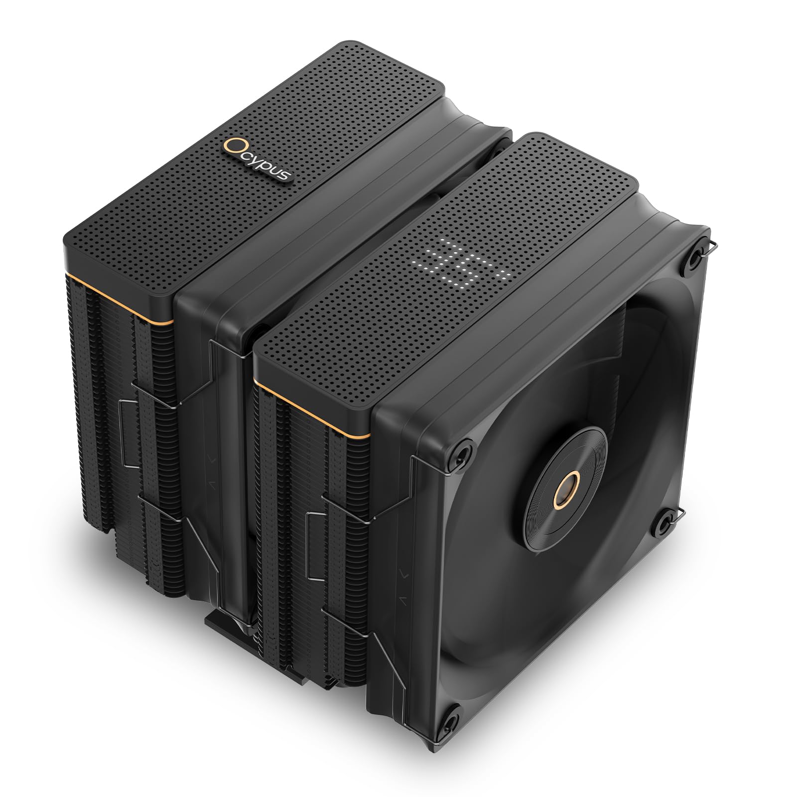 Iota A62 BK CPU Cooler,CPU Air Cooler with New Digital Display,6 Copper Heat Pipes,120MM FDB Fans,CPU Cooling Fans for AMD AM4/AM5,Intel LGA 115X/1200/1700/1851