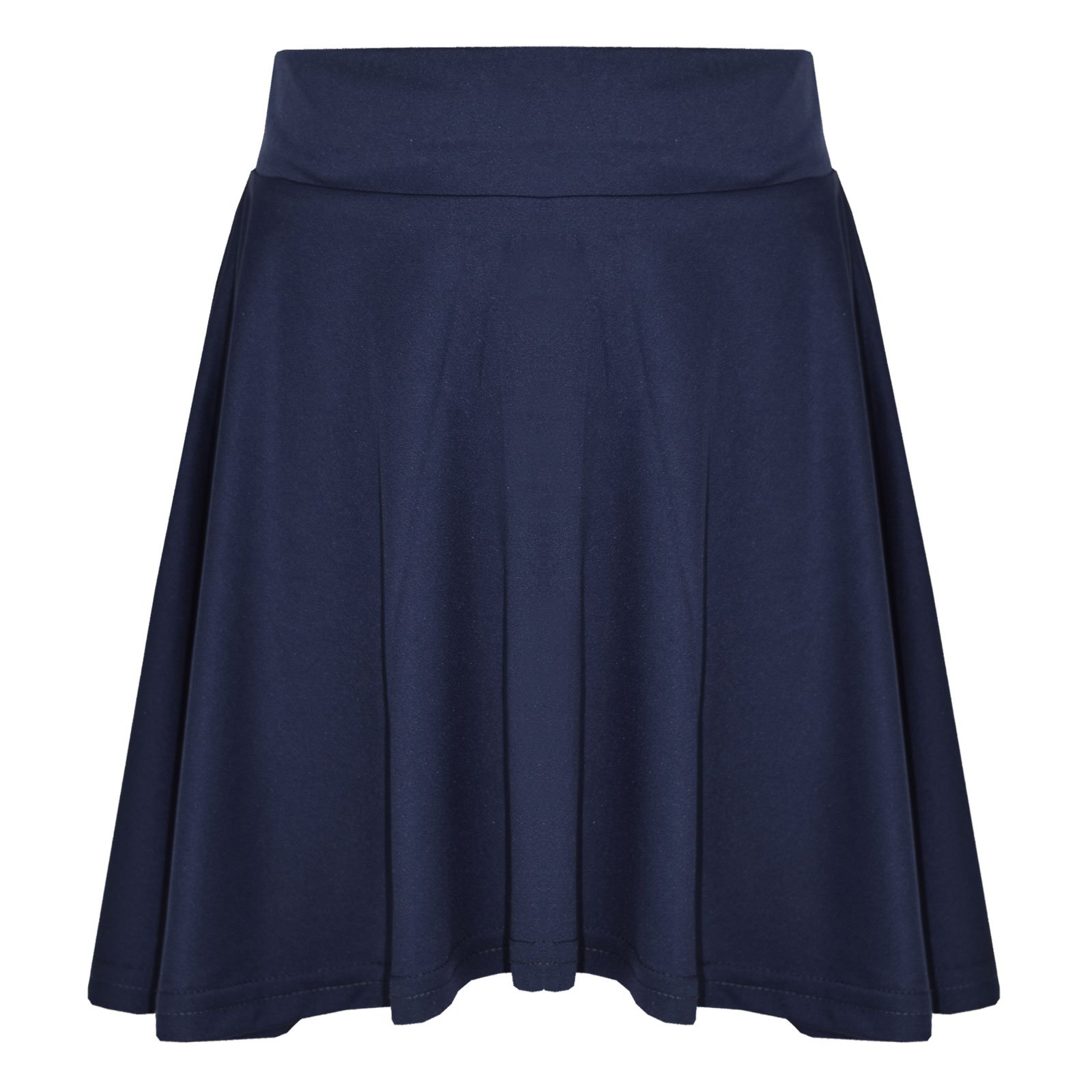 A2zkids (7-8 Years, Navy) New Girls Skater Skirt School Fashion Summer Skirt Blue