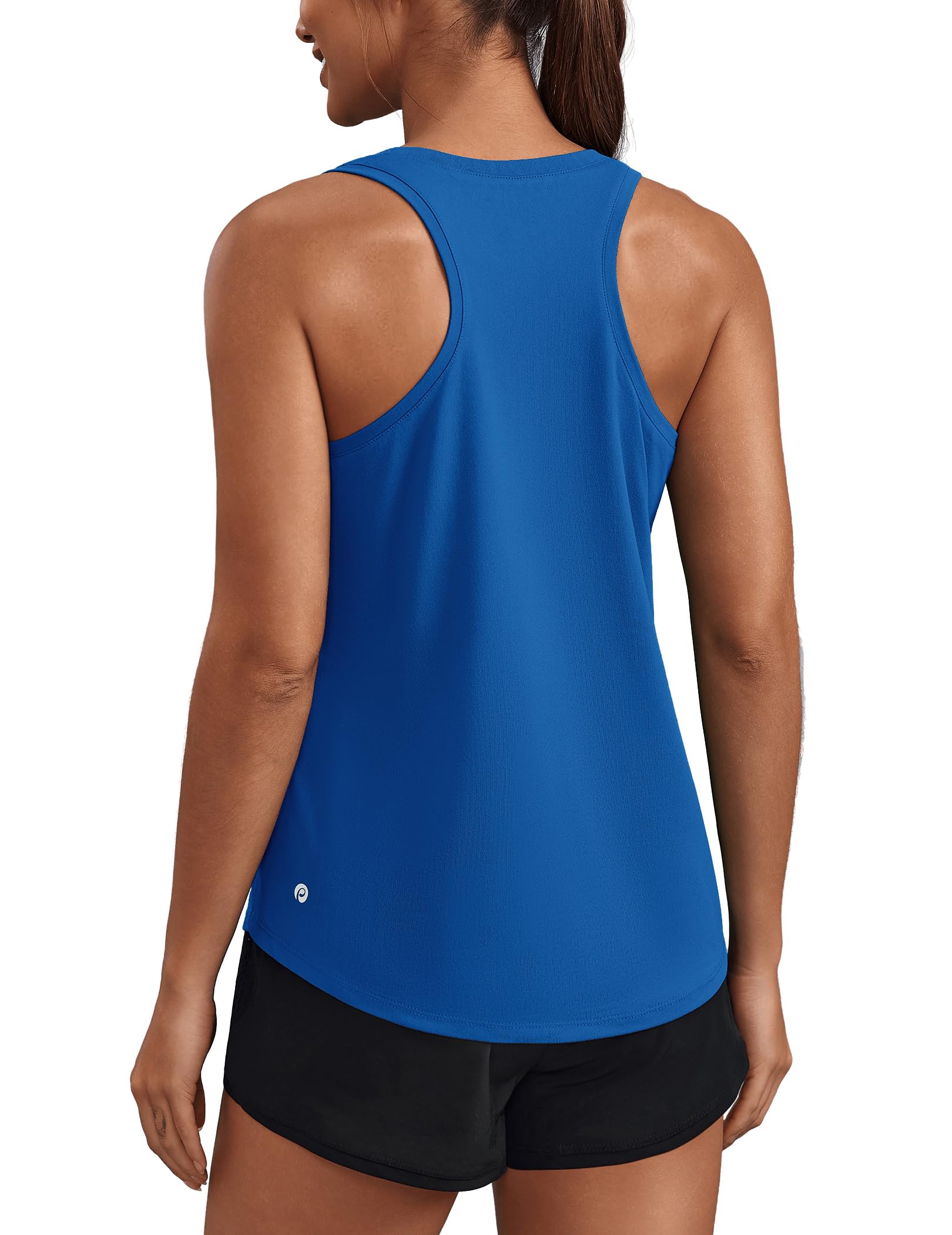 PINSPARK Soft Racerback Tank Tops for Women UPF 50+ Quick Dry Workout Tops