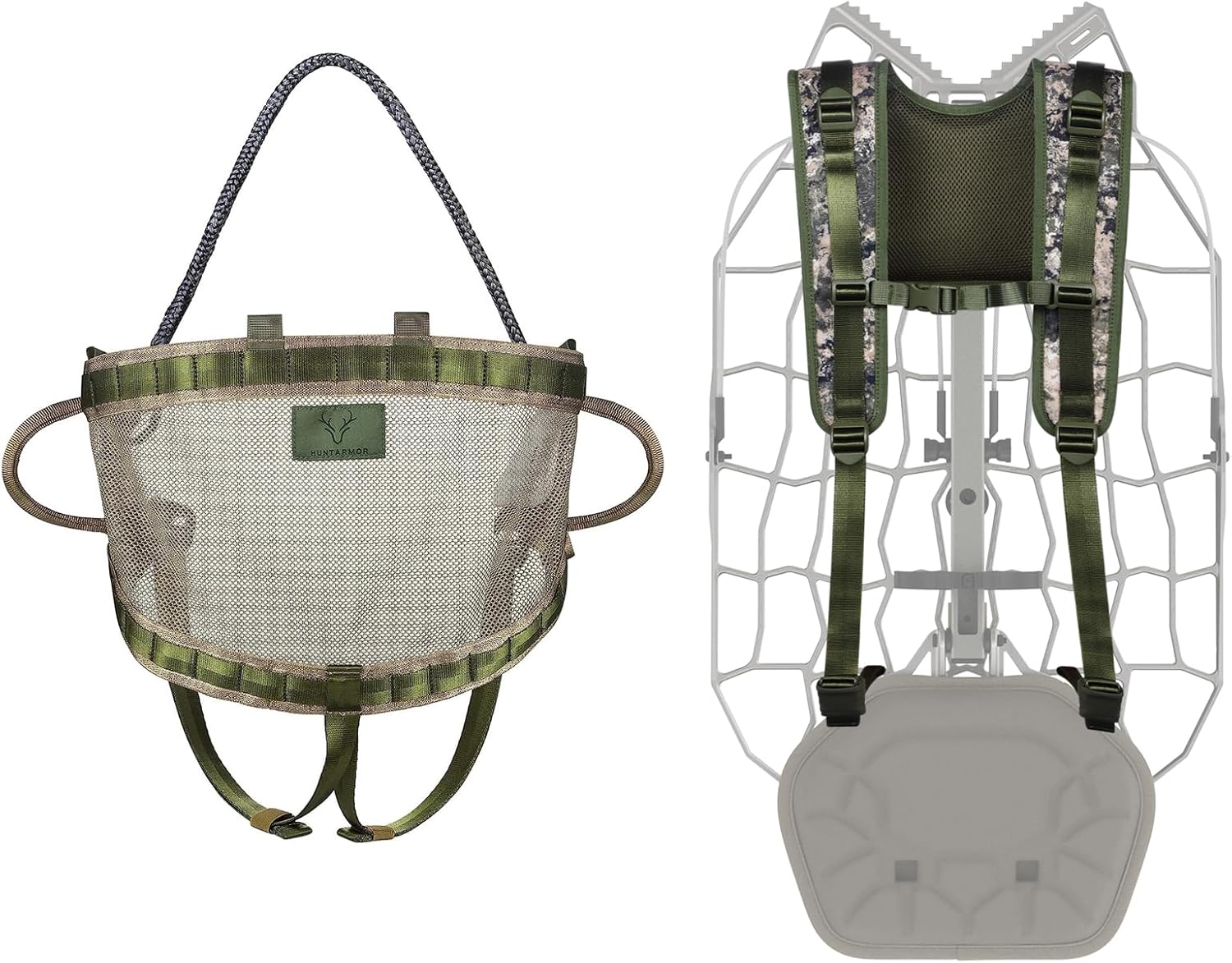 UIIHUNT Hunting Saddle and Universal Treestand Transport