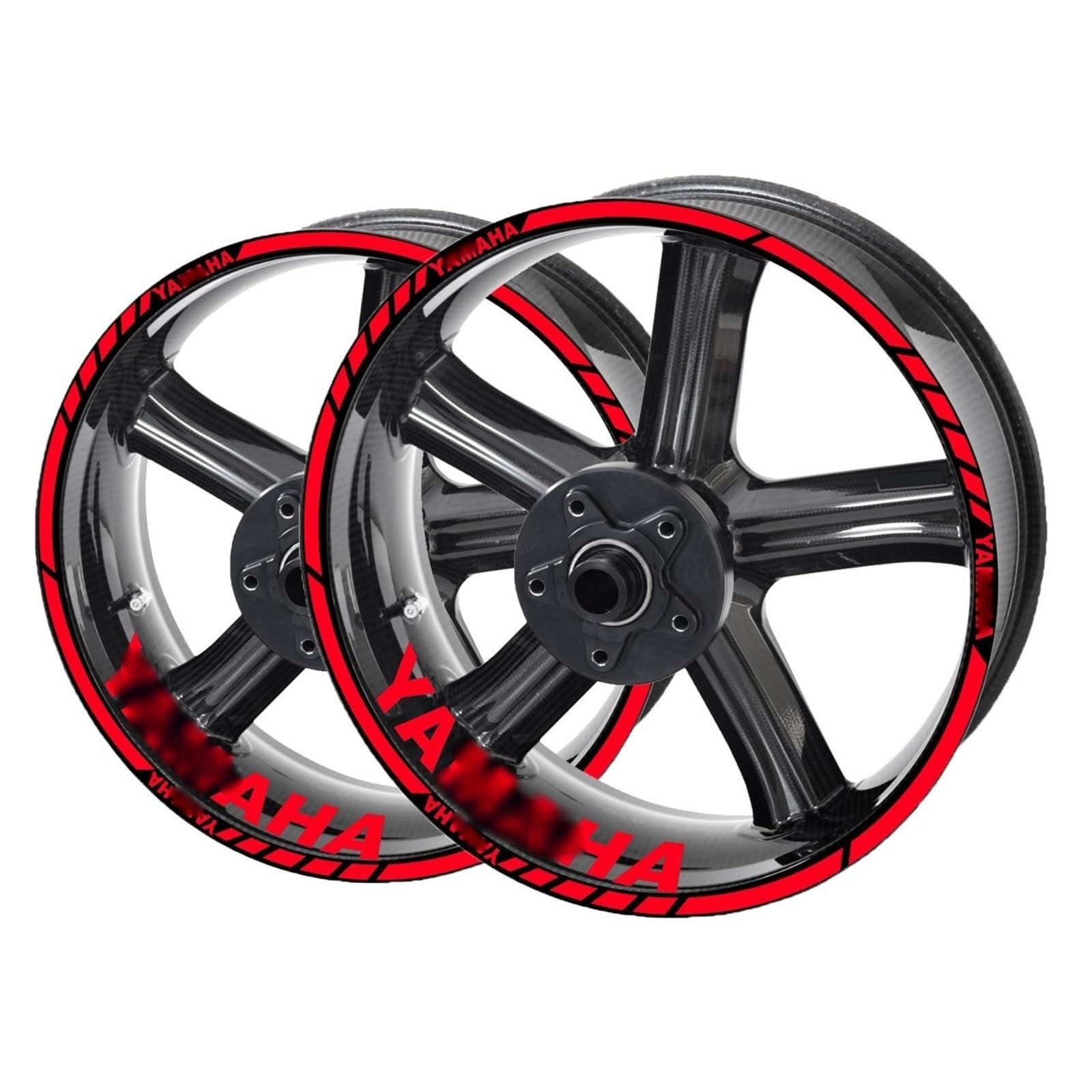 Sticker Wheel Rim Decal for for Mt07 for Mt09 for FZ6 for R15 for Wr450f for Hp4 for YZF for R1 for R3 for R15 R1m for R6(17)